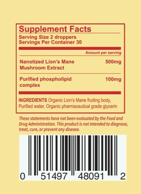 Lion’s Mane Mushroom Drops